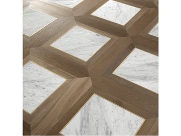 SPECIAL PANEL MATITA INSTALLATION 130 - Indoor wooden wall/floor tiles by FOGLIE D'ORO - view 2